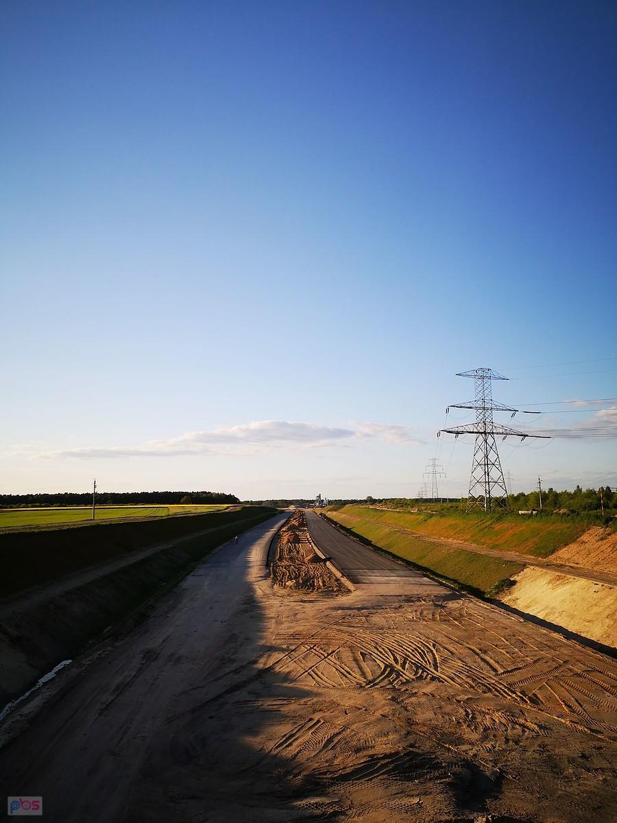 Budowa S14 na północno-zachodnim skraju Zgierza