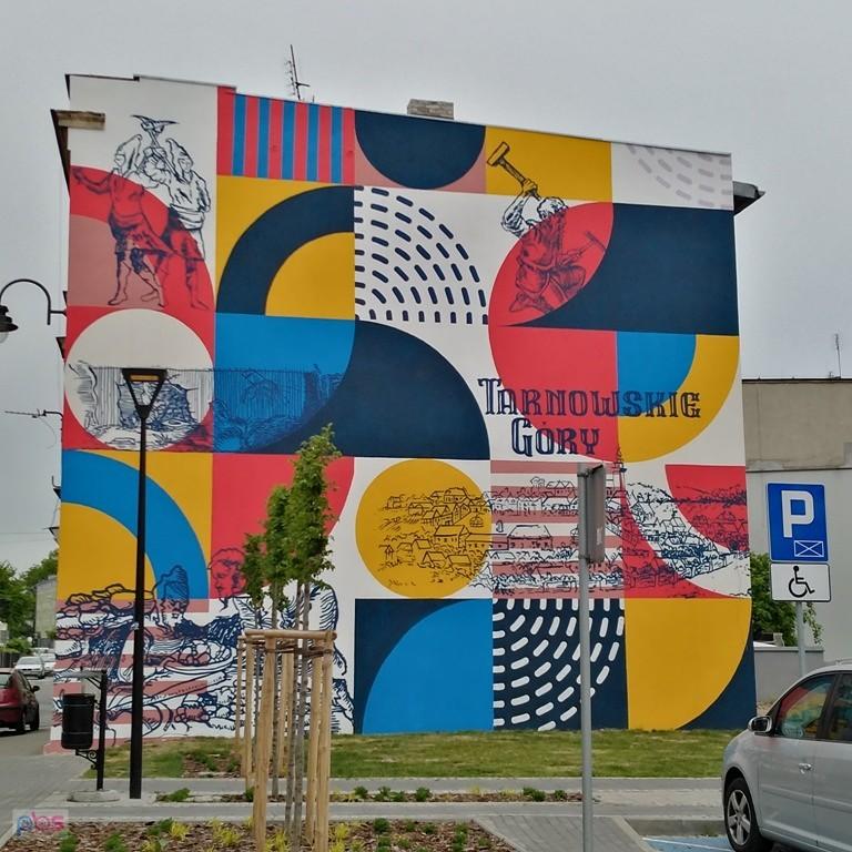kolejny mural w mieście