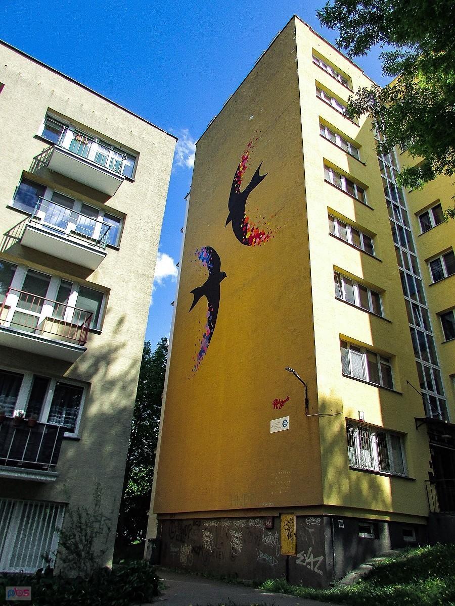 Mural "Jeżykiada"