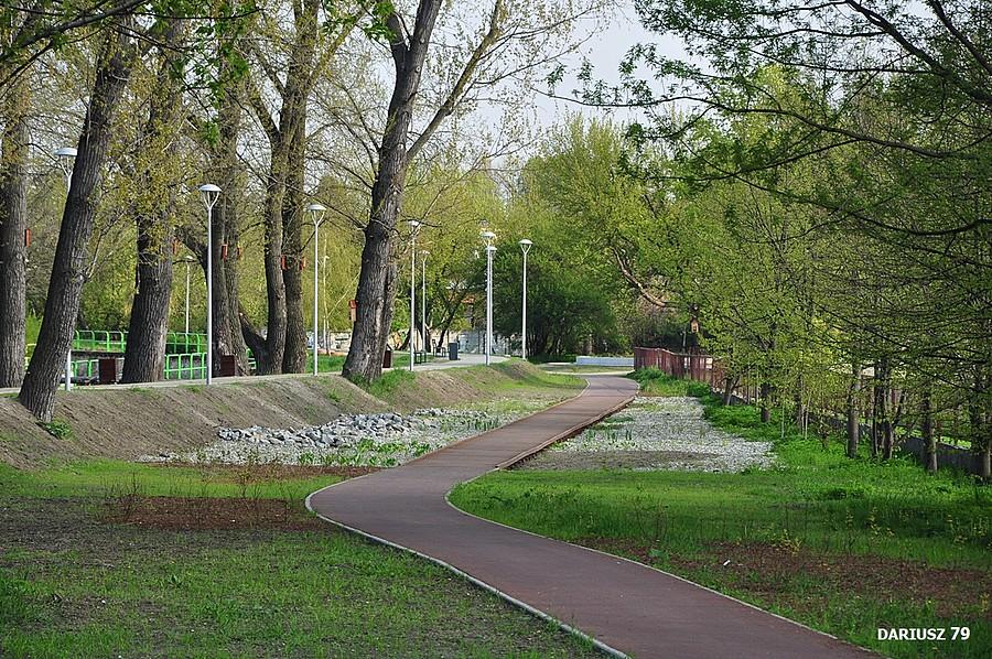 Będzin - Nowo powstała droga rowerowa