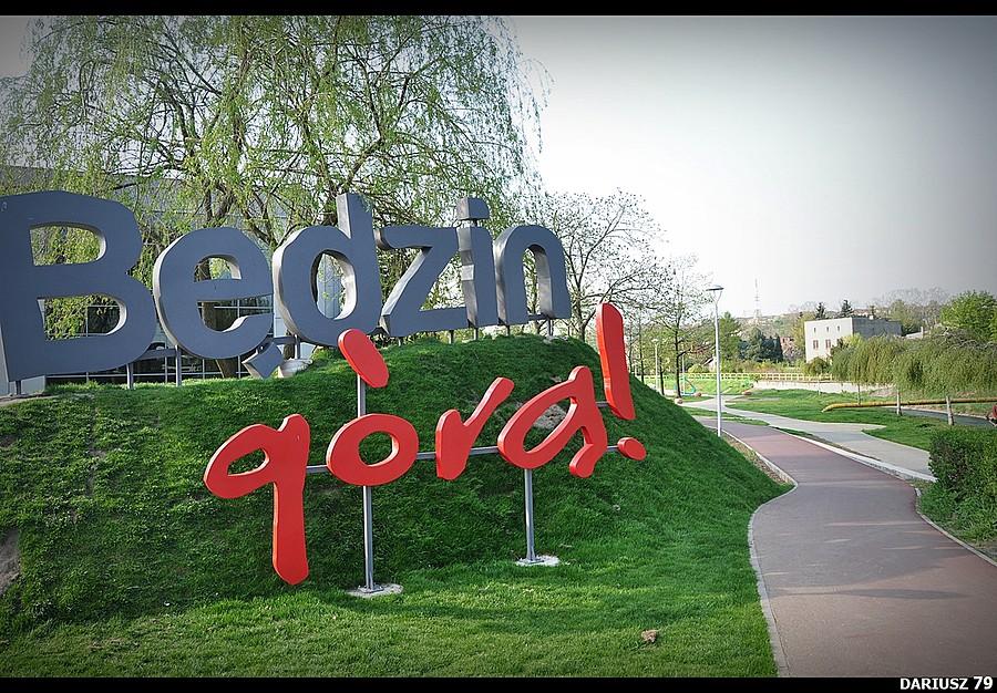 Będzin - Nowo powstała droga rowerowa