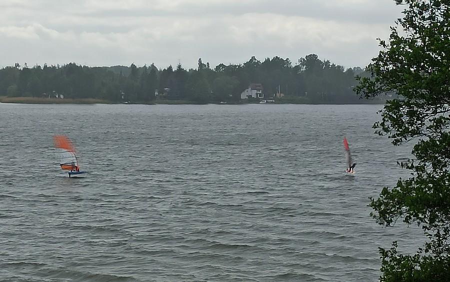 Wiało tak że ci windsurferzy mieli świetne warunki