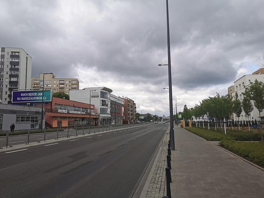 Zagadkowy banner na Górczewskiej