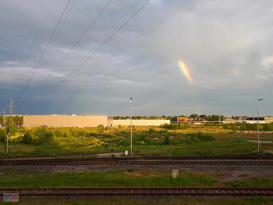 1/10 tęczy nad Częstochową - godz 5:35.