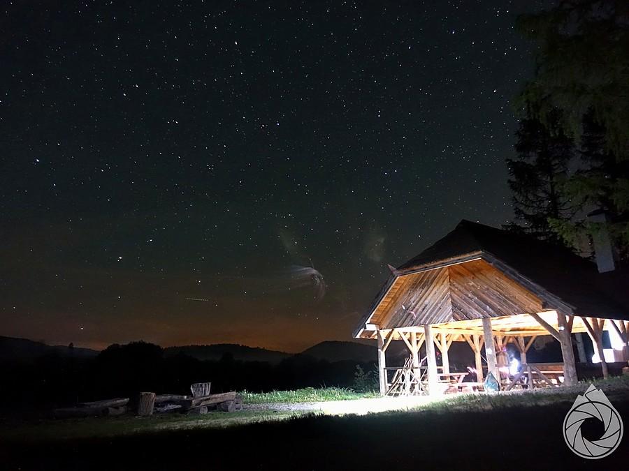 fantastyczna wiata z piecem pod górami za Jabłonkami