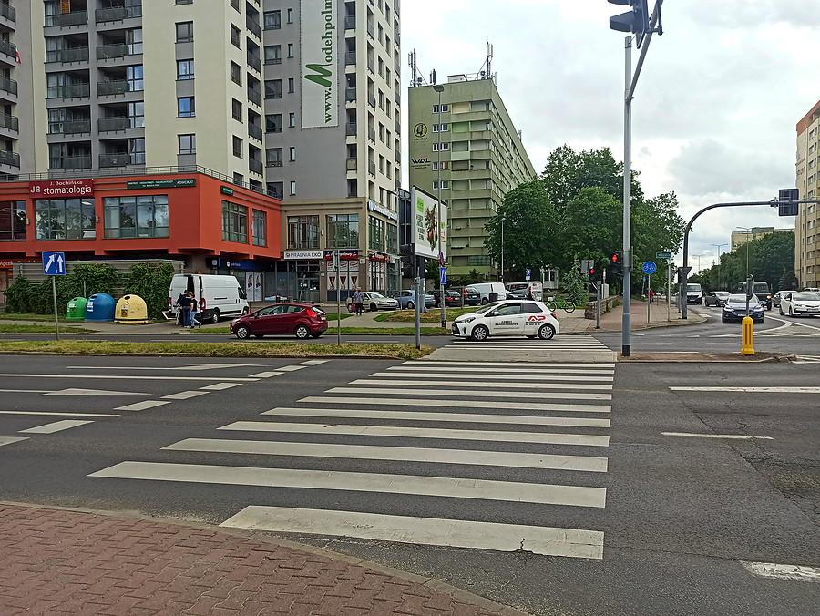 Szczecin - róg Witkiewicza i Santockiej.