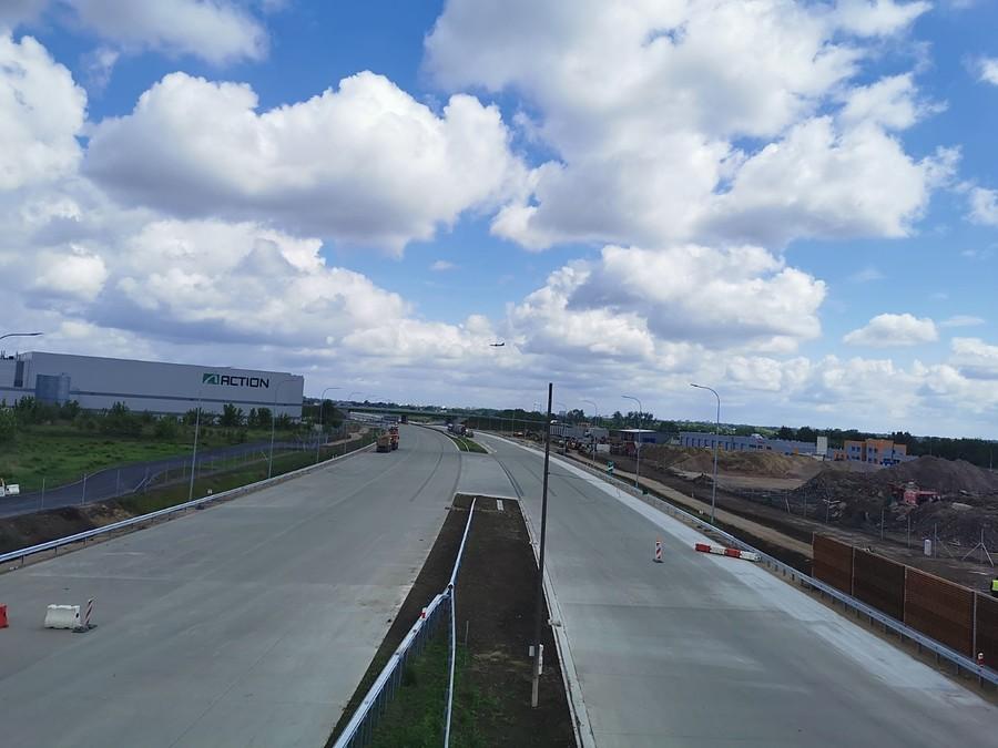 Widok z tejże kładki