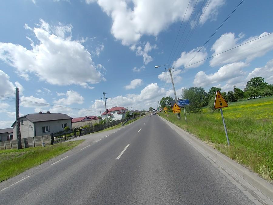 Droga wojewódzka 580 - gmina Kampinos