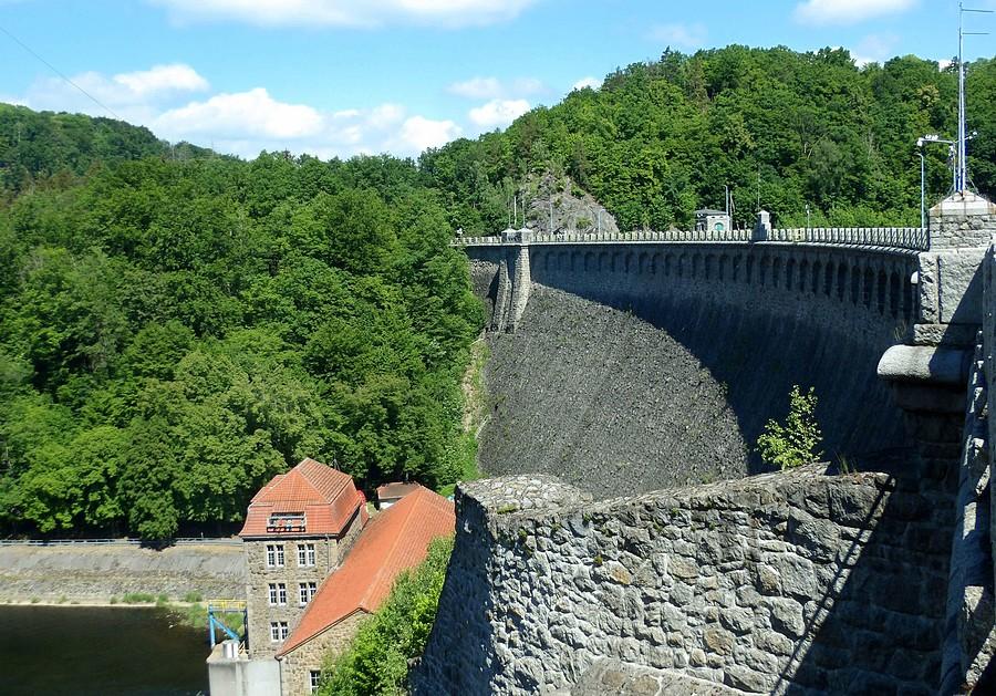 Łuk zapory w Pilchowicach