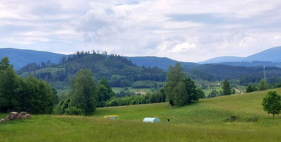 Widok z Przełęczy Karpnickiej
