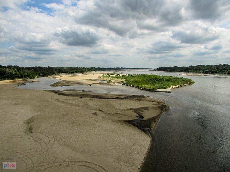 Wisła z mostu Południowego