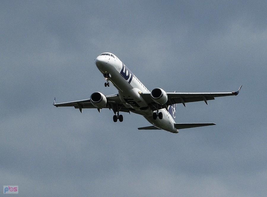 Embraer LOT wraca z Budapesztu
