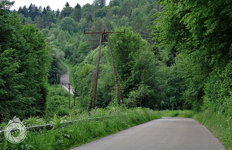 dróżki bocznych dolin bieszczadzkich