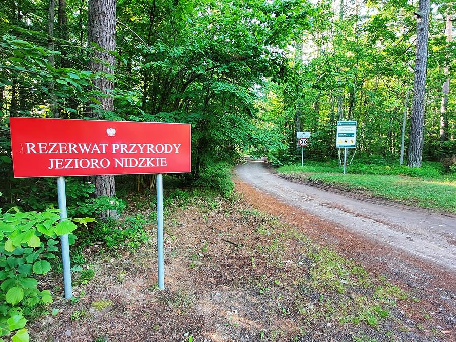Szuter przy Jeziorze Nidzickim