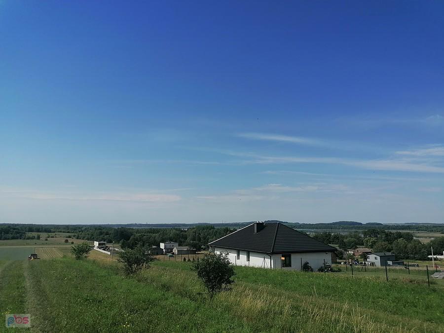 Widok z Mocnej Góry na zbiornik Kozłowa Góra