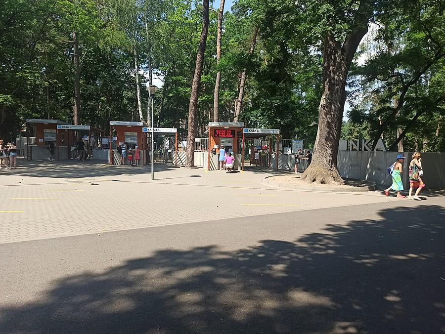 Pod kasą kąpieliska Arkonka.