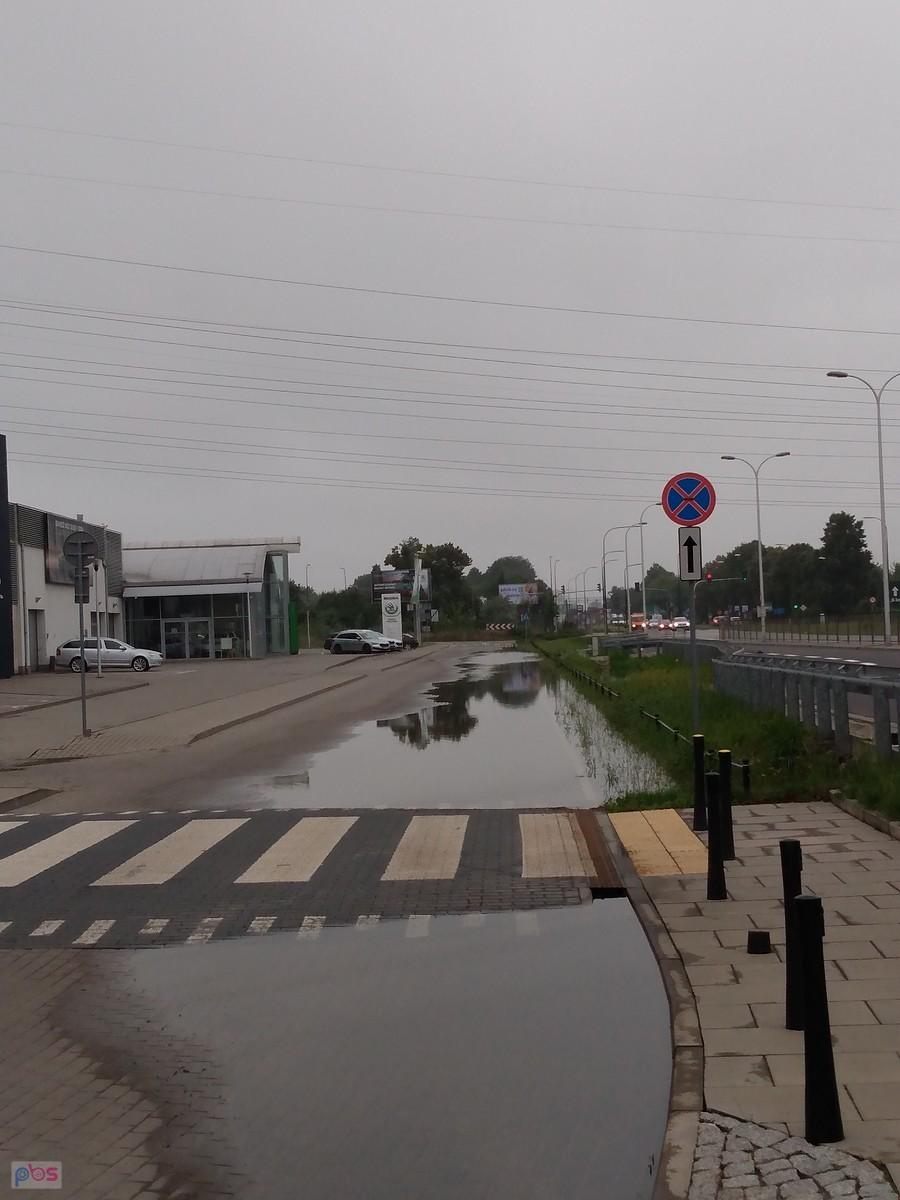 Tutaj widać lało