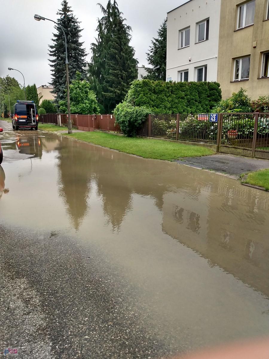 A tu awaria wodociągu na Grotach