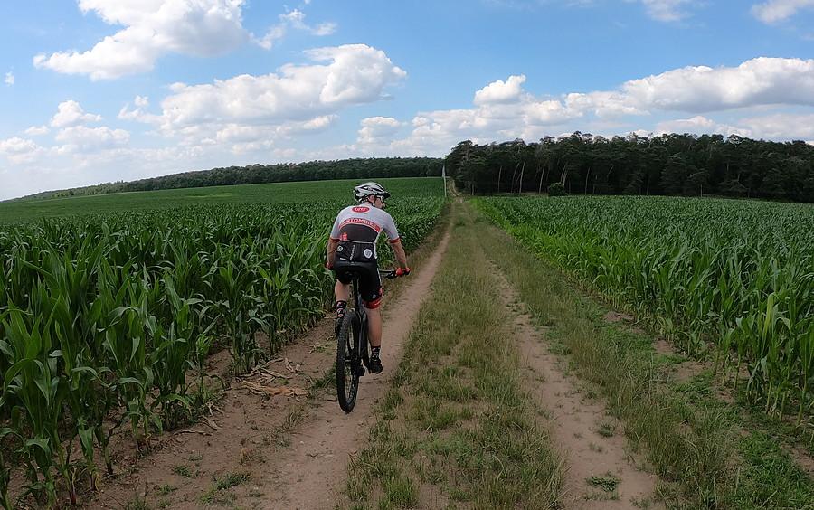 Wersja "long" zawiera taki klimatyczny polny przejazd