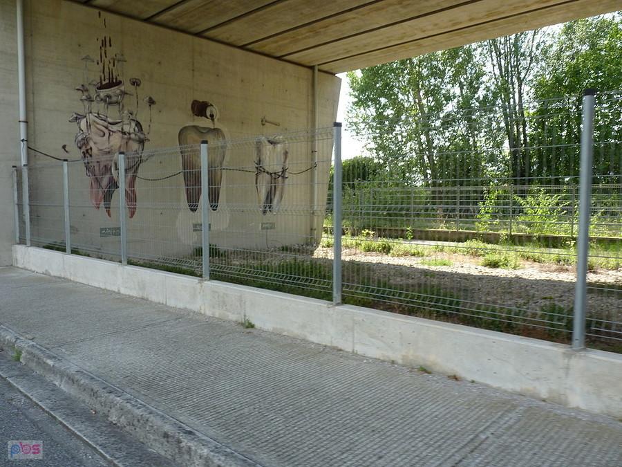 murale pod wiaduktem