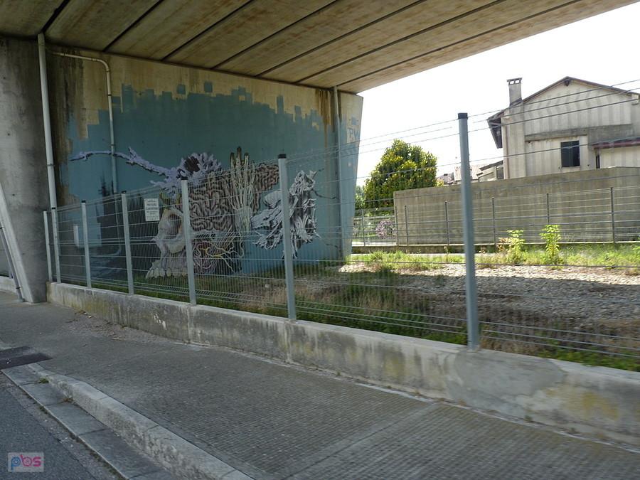 murale pod wiaduktem