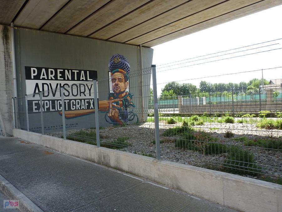 murale pod wiaduktem