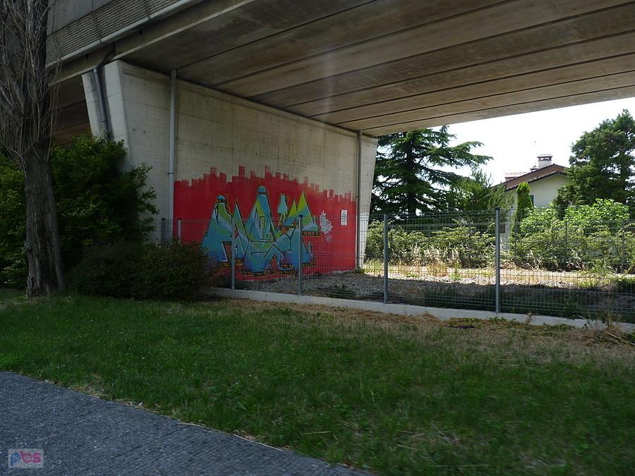 murale pod wiaduktem