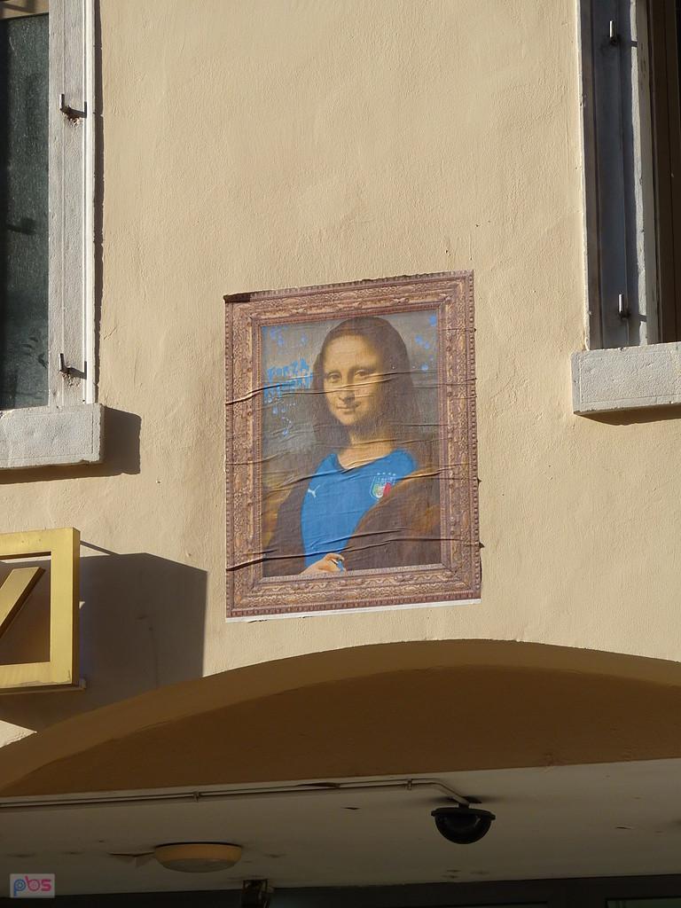 Tvboy i jego Blue Mona Lisa w Udine