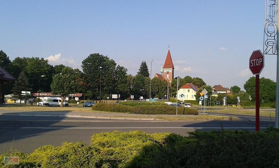 Kobiór - centrum miejscowości