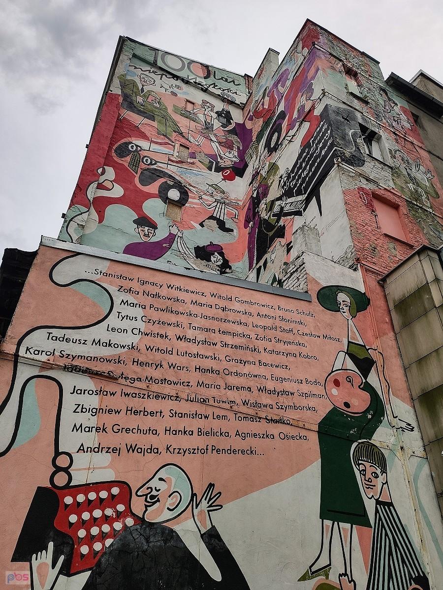 Mural na 100-lecie odzyskania niepodległości