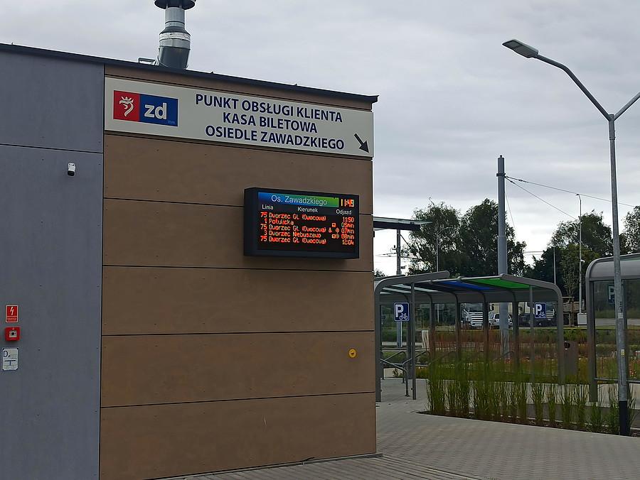 Osiedle Zawadzkiego - kasa biletowa.