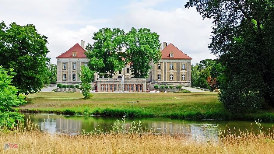 Pałac Książęcy w Żaganiu. Widok od strony parku