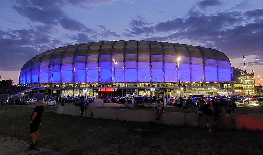 Stadion Miejski w Poznaniu chwilę po meczu