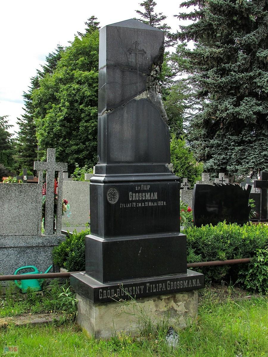 Grób rodziny Filipa Grossmana