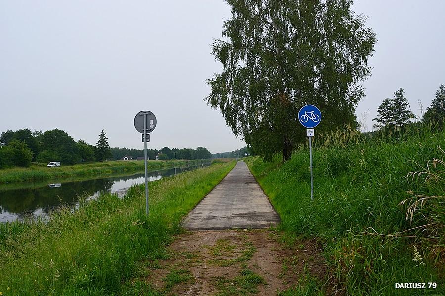 Skawina - Droga rowerowa wzdłuż Kanału Łączańskiego