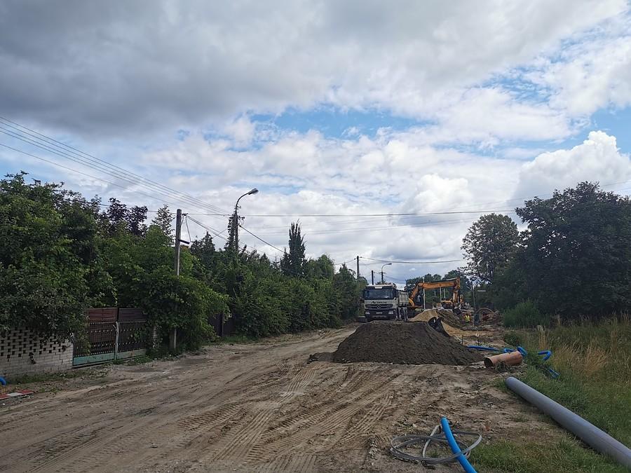 Remont Klonowej w Koczargach Starych