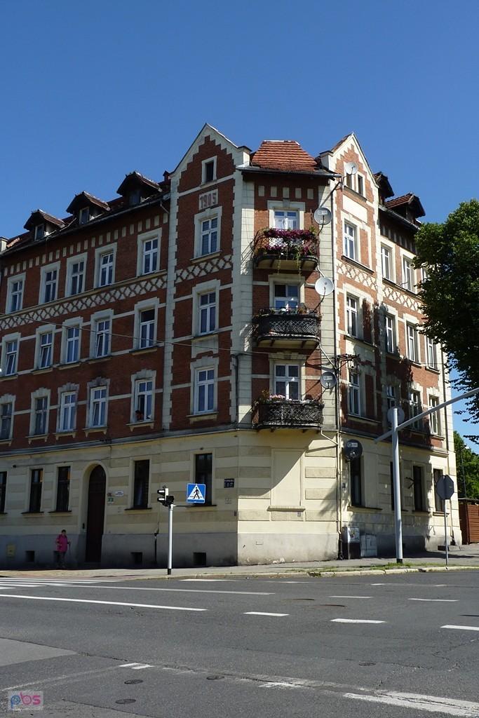 róg ulicy Lipowej i Opolskiej