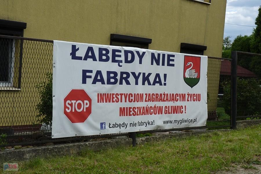 Łabędy nie fabryka!