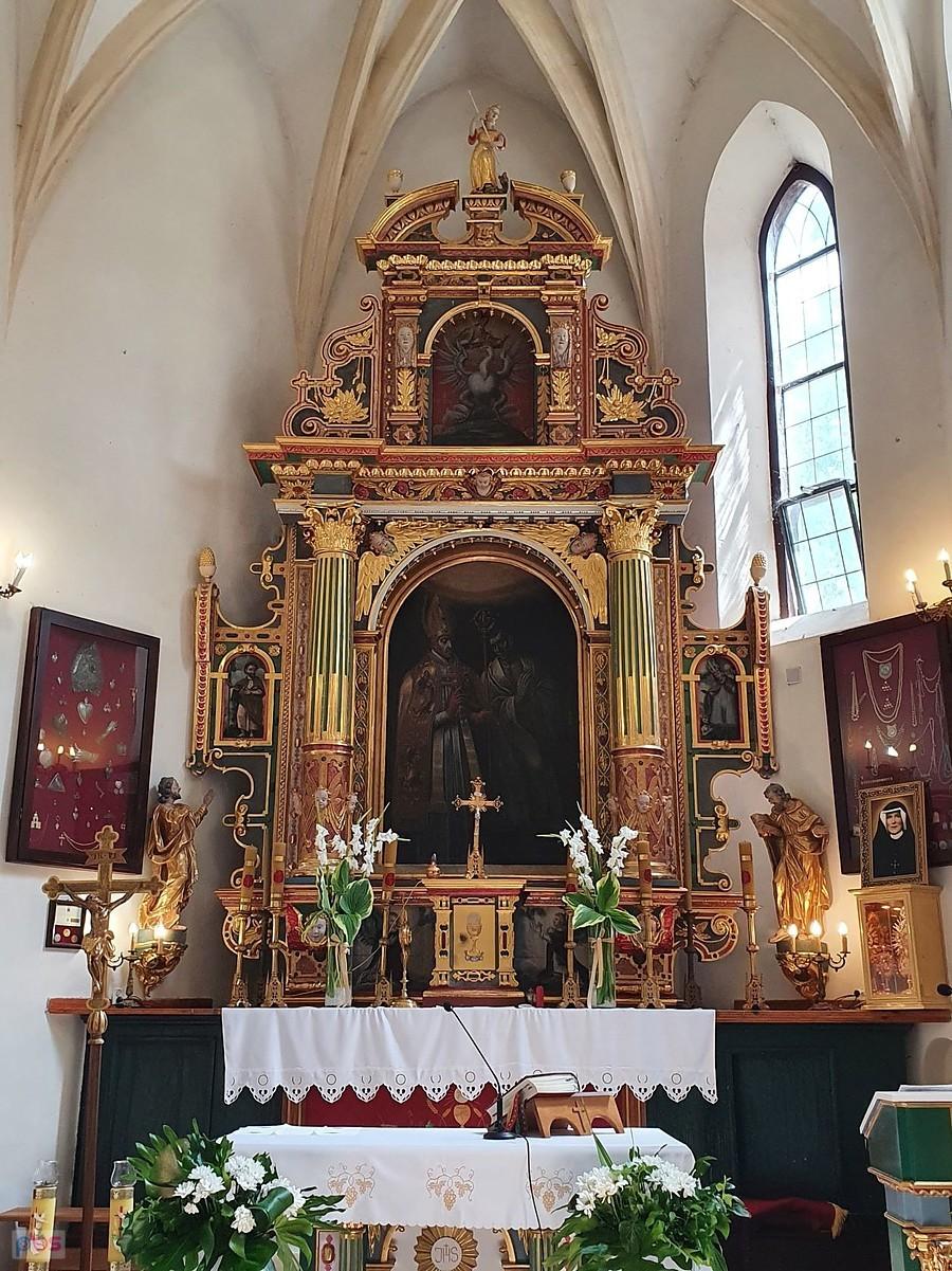 Piotrawin. Województwo Lubelskie. Kościół św. Stanisława. Prezbiterium