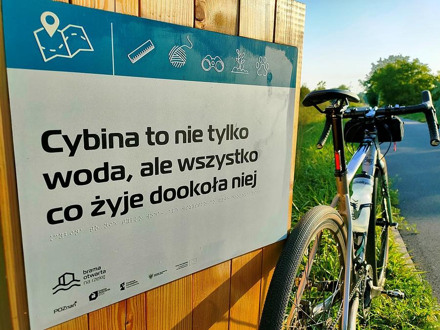Dojazd do pracy wzdłuż Kanału Ulgi (połączenie Warty i Cybiny)