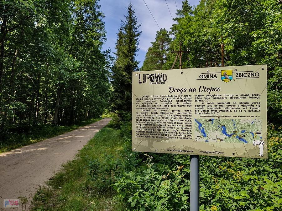 Tablica śladami powieści Katarzyny Puzyńskiej