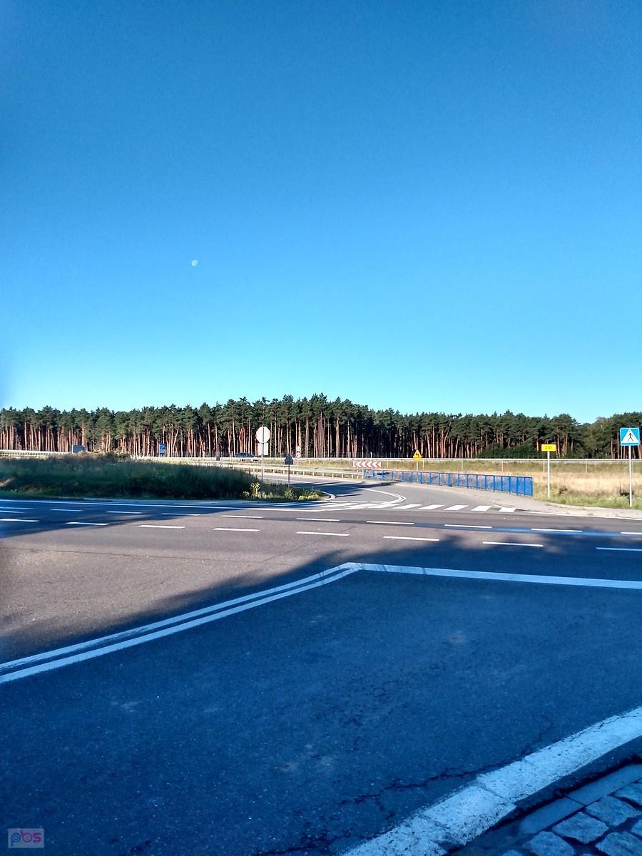 Wyjazd przez starą jedynkę na autostradę