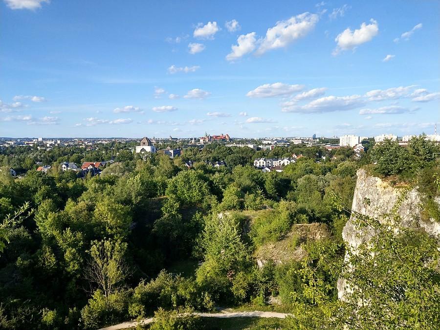 Widok na Kraków z Zakrzówka