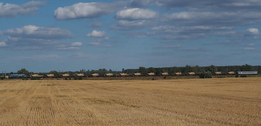 Transport 15 czołgów na wysokości Drzeńska