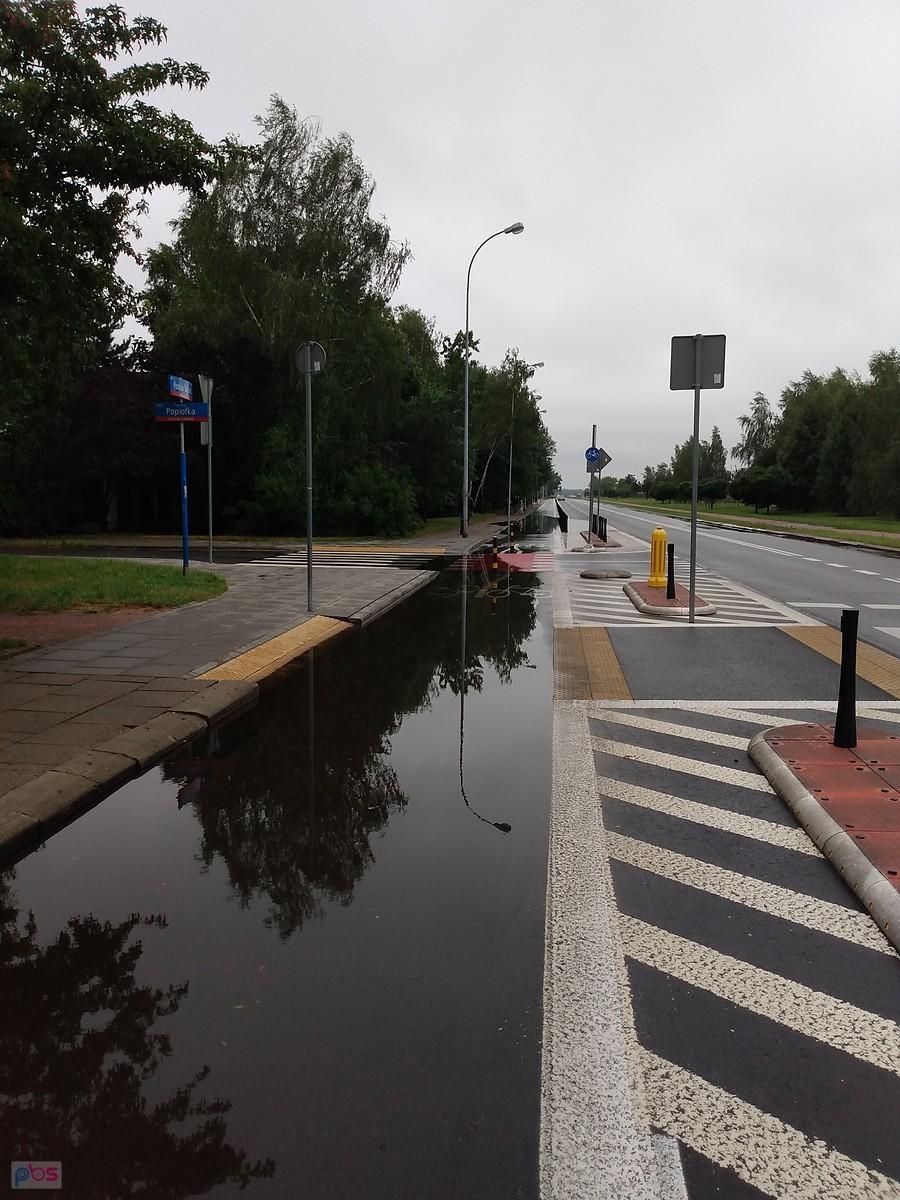 W nocy dolało dużo wody z góry