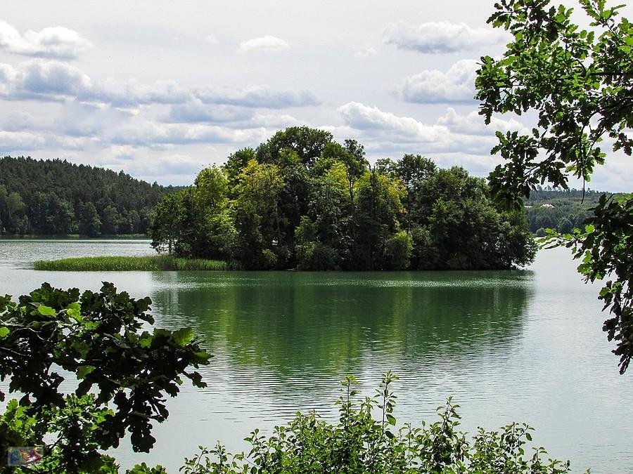 Wyspa na Jeziorze Zbiczno
