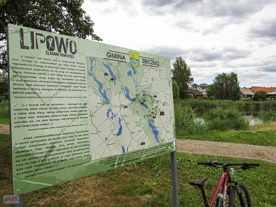 Pokrzydowo - mapa wszystkich punktów z tablicami "Śladami Powieści"