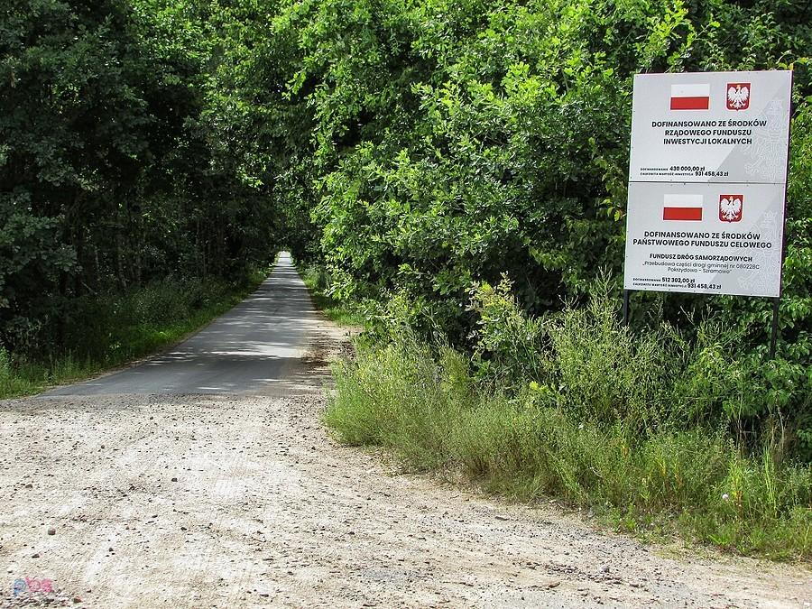 Na przejeździe kolejowym, który tu był jeszcze 12 lat temu