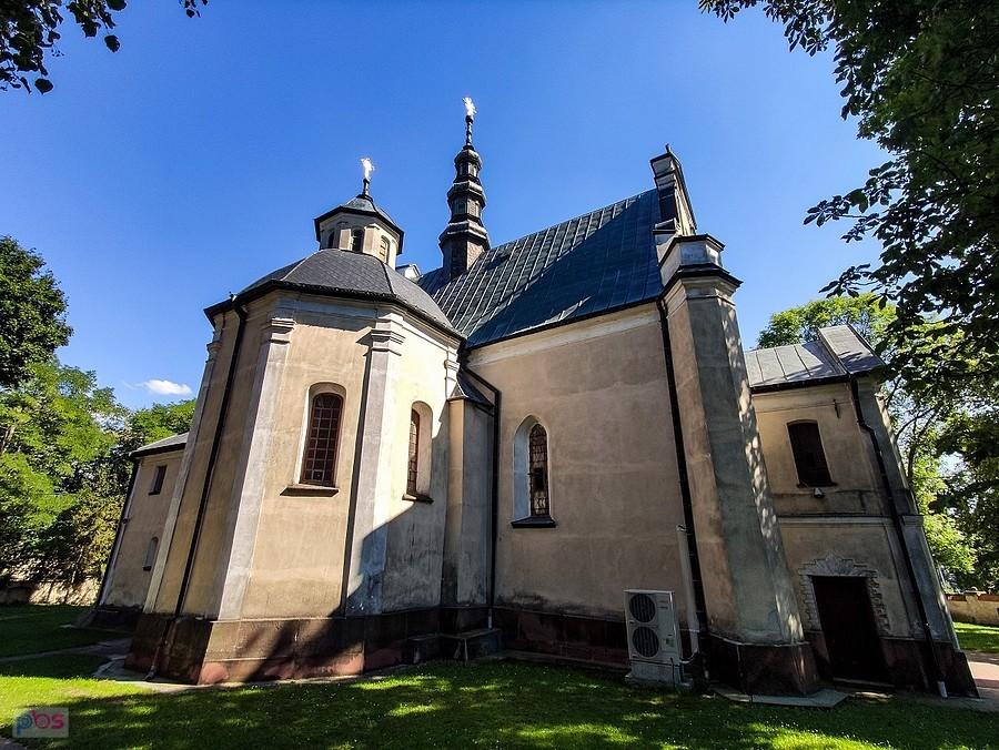 Kościół w Czyżowie Plebańskim od płn. strony
