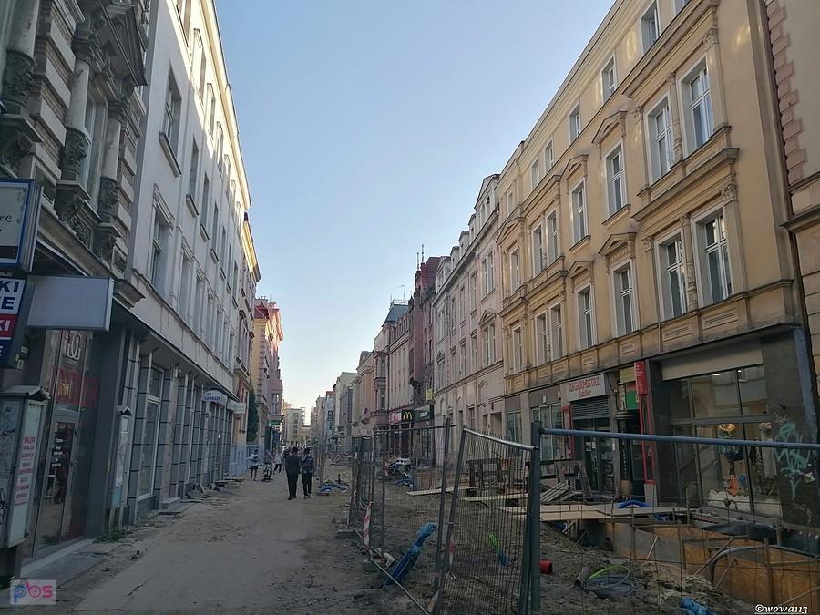 Remont. ul. Dworcowej w Bytomiu